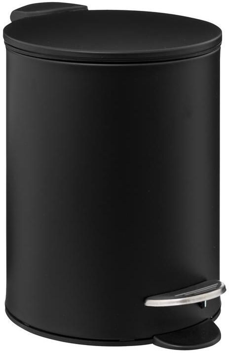 Five 5 Pedaalemmer zwart metaal 3L 23 cm soft close