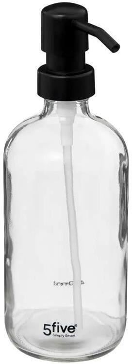 Five 5 Zeeppompje van glas transparant 450 ml