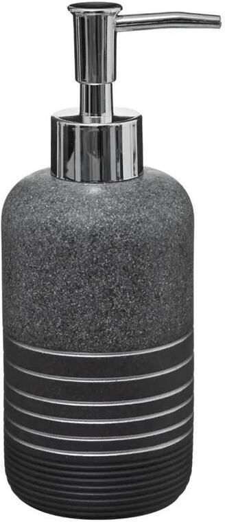 Five 5 Zeeppompje van kunststeen zilver 300 ml zeepdispenser