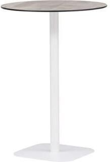 Fjôrd Bartafel Wit Ø70cm Staal Milano