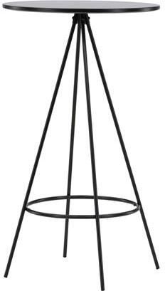 Fjôrd Bartafel Zwart Ø60cm Fineer Bistro