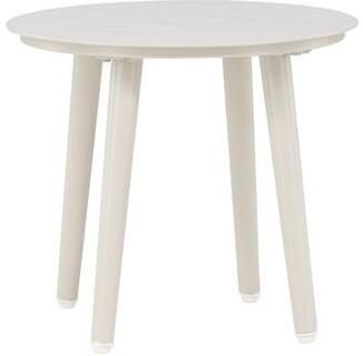 Fjôrd Bijzettafel Beige Ø40cm Aluminium Lina