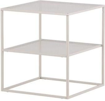 Fjôrd Bijzettafel Beige 65cm Staal Netz