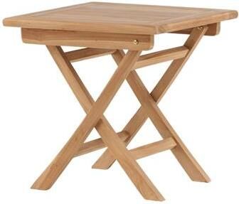 Fjôrd Bijzettafel Naturel 50cm Teakhout Kenya