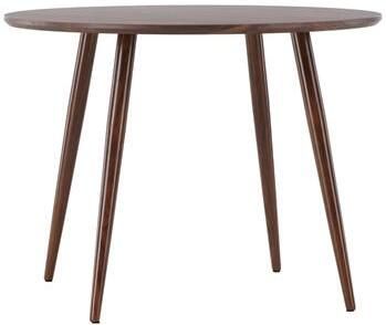 Fjord Fjôrd Eettafel Sanford Rond Ø100x75cm Donkerbruin Mdf - Foto 2