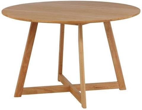 Fjôrd Eettafel Naturel Ø120cm MDF Yakidon