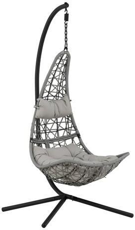 Fjôrd Hangstoel Grijs Wicker Edinburgh