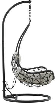 Fjôrd Hangstoel Zwart Wicker Vide