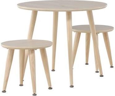 Fjôrd Kindertafel Naturel Ø60cm MDF Kids