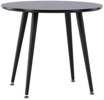 Fjôrd Kindertafel Zwart Ø60cm MDF Plaza