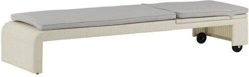 Fjôrd Lounge Ligbed Wit|Grijs London