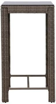 Fjôrd Outdoor Bartafel Grijs 100cm Wicker