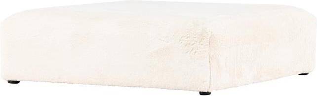 Fjôrd Poef Beige 100x100cm Fleece Davie