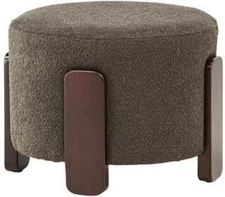 Fjôrd Poef Donkergroen Bouclé Coffey