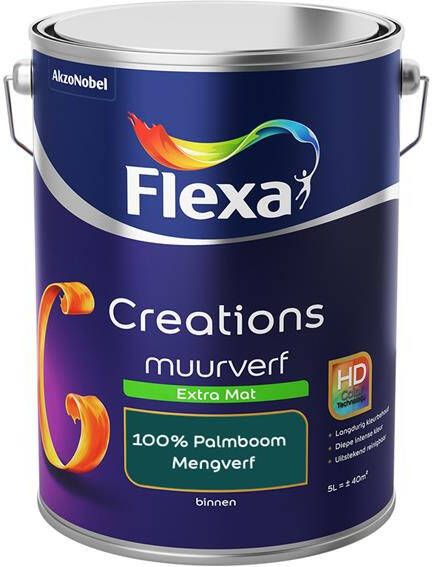 Flexa Creations Muurverf Extra Mat 100% Palmboom 5 liter