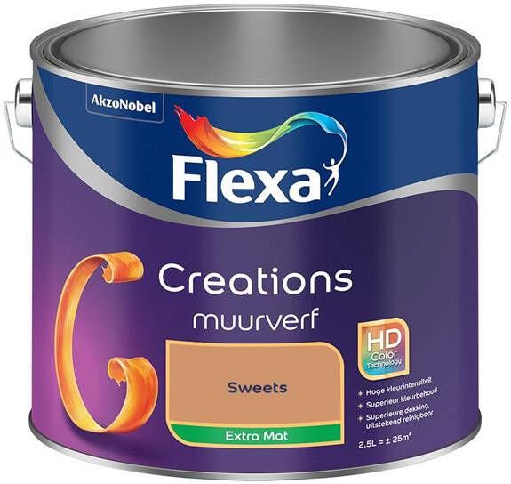 Flexa -CREATIONS MUURVERF EXTRA MAT-BINTI SWEETS-2 5L