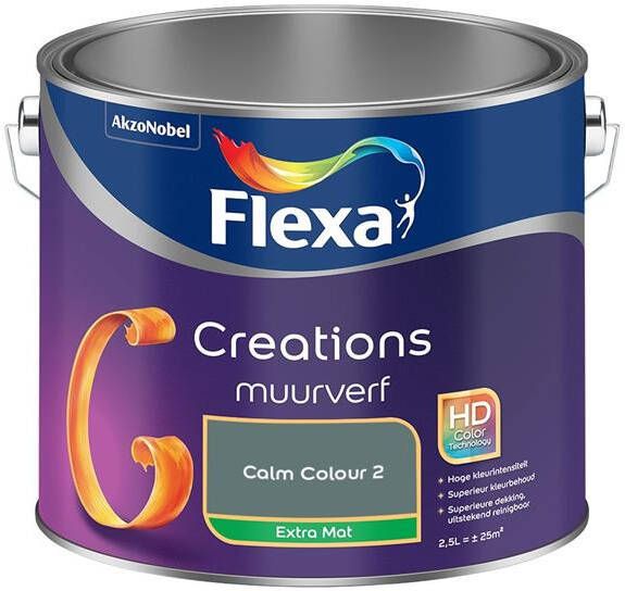 Flexa Creations Muurverf Extra Mat Calm Colour 2.5L
