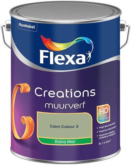 Flexa Creations Muurverf Extra Mat Calm Colour 3 5L