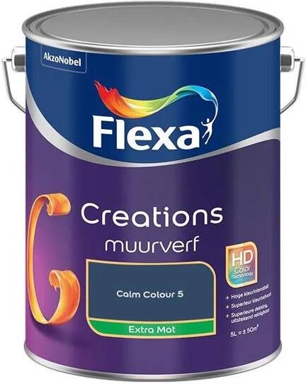 Flexa Creations Muurverf Extra Mat Calm Colour 5 5L