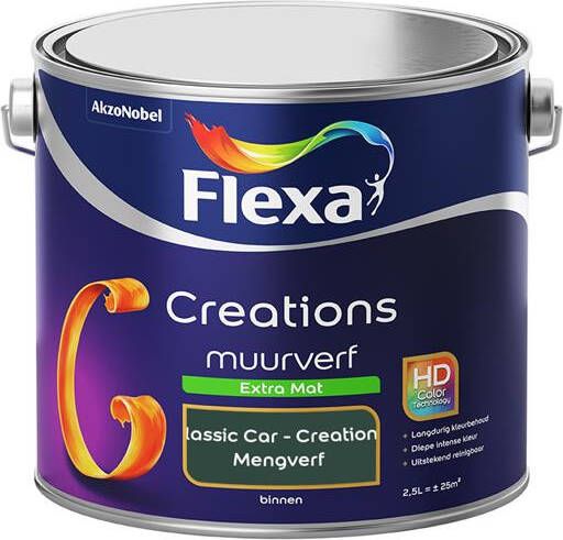 Flexa Creations Muurverf Extra Mat Classic Car 2 5 liter
