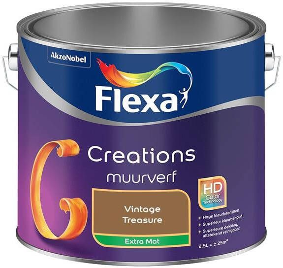 Flexa Creations Muurverf Extra Mat Vintage Treasure 2.5L