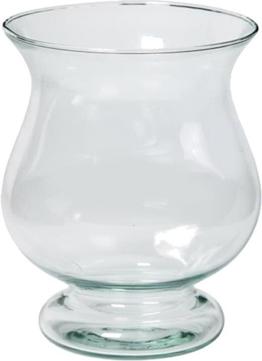 Floran Bloemenvaas Bora kelk model eco glas D17 x H20 cm