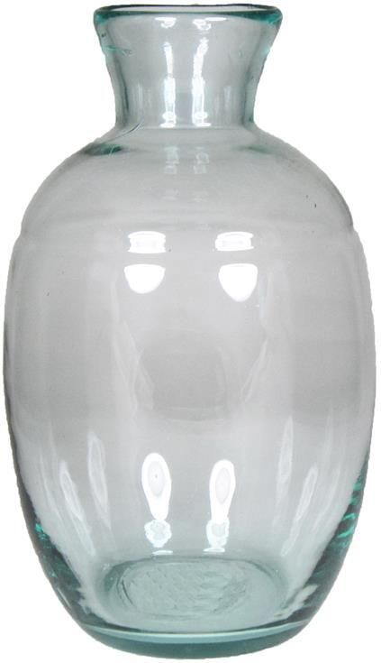 Floran Bol bloemenvaas transparant smalle hals 18 x 29 cm