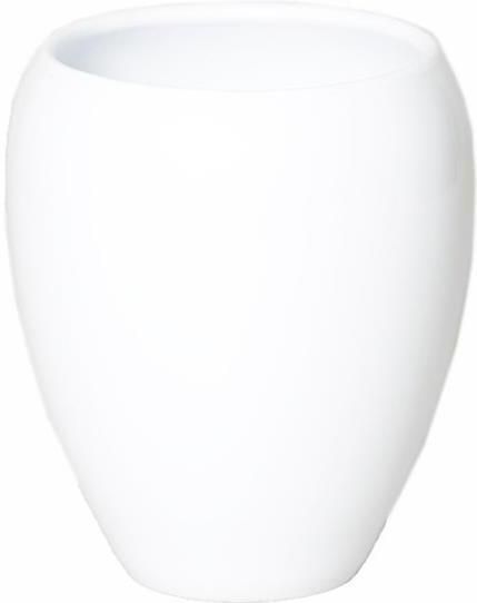 Floran Vaas wit glanzend keramiek 25 x 28 cm