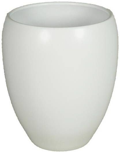 Floran Plantenpot wit mat keramiek 28 x 25 cm