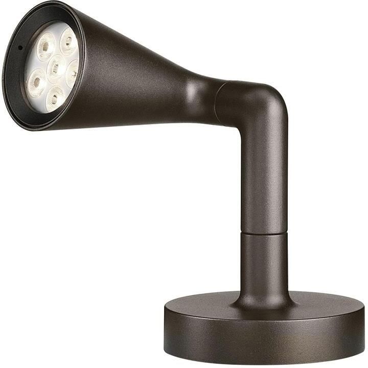 Flos Belvedere Spot F1 vloerlamp LED donkerbruin