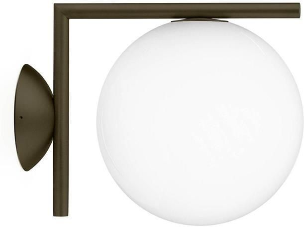 Flos IC Lights C|W1 Outdoor wandlamp donkerbruin