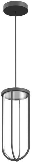Flos In Vitro hanglamp LED Ø18 outdoor antraciet