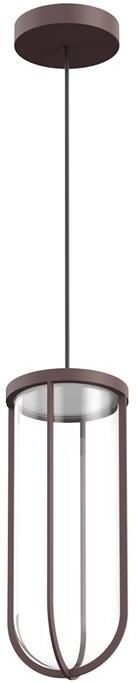 Flos In Vitro hanglamp LED Ø18 outdoor donkerbruin