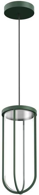 Flos In Vitro hanglamp LED Ø18 outdoor donkergroen