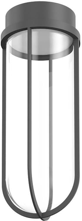 Flos In Vitro Outdoor plafondlamp Ø18 LED antraciet