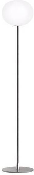 Flos Glo-Ball F2 vloerlamp zilver