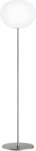 Flos Glo-Ball F3 vloerlamp zilver