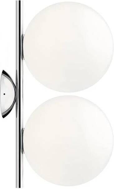 Flos IC lights C|W1 Double wandlamp chroom