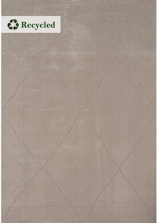 Flycarpets Modern Vloerkleed Aurelia Geruit Design Beige 200x290 cm - Foto 2