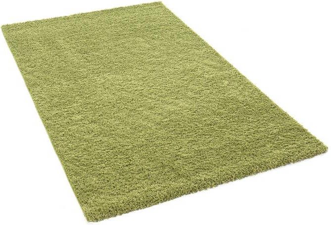 FlyCarpets Candy Shaggy Hoogpolig Vloerkleed Groen- 100x200 cm