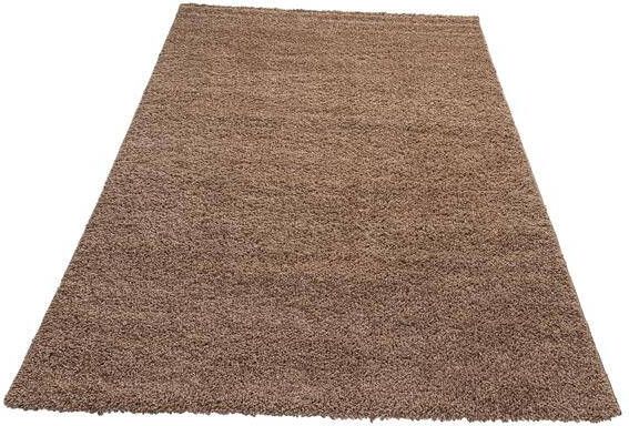 FlyCarpets Candy Shaggy Hoogpolig Vloerkleed Mocca- 100x200 cm