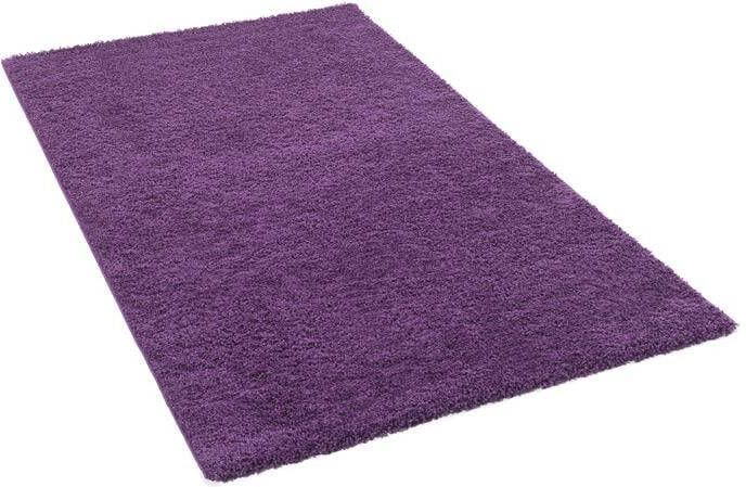 FlyCarpets Candy Shaggy Hoogpolig Vloerkleed Paars- 140x200 cm