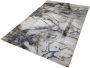 Flycarpets Carrara Modern Vloerkleed Marmer Design Grijs Goud Afmeting: 120x170 cm - Thumbnail 2