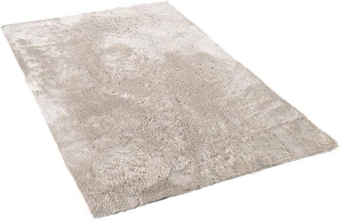 Flycarpets Curacao Shaggy Velours Vloerkleed 120x170 cm Crème Hoogpolig