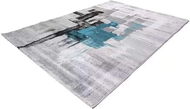 Flycarpets Lima Vloerkleed Blauw Laagpolig Voor binnen Rechthoek Modern Woonkamer 160x230 cm