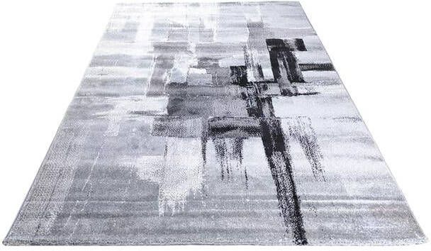 Flycarpets Lima Vloerkleed 200x290 cm Grijs Polypropyleen Voor binnen Rechthoek Modern Woonkamer Laagpolig