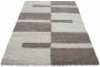 Flycarpets Hoogpolig shaggy vloerkleed Manhattan 240x340 CM Beige 3 CM - Thumbnail 1