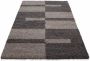 Flycarpets Hoogpolig shaggy vloerkleed Manhattan 100x200 CM Taupe 3 CM - Thumbnail 1