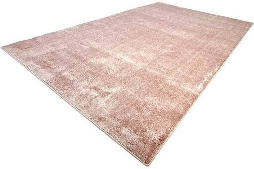 Flycarpets Ravenna Effen Vloerkleed Roze Tapijt voor Woonkamer Laagpolig 200x290 cm