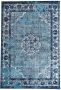 Flycarpets Sarande Vloerkleed Vintage Blauw Laagpolig 120x170 cm - Thumbnail 1